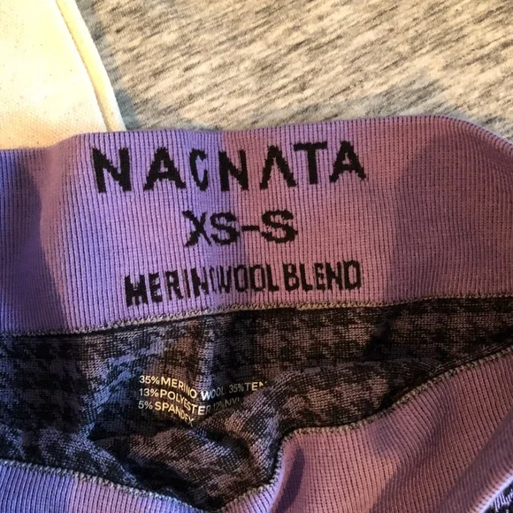 Nagnata purple check biker shorts HARD TO FIND - Picture 2 of 2